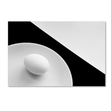 Trademark Fine Art Peter Hrabinsky 'Still Life With Egg' Canvas Art, 30x47 1X01531-C3047GG